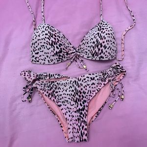 Bikini Village Pink Animal Print Bikini